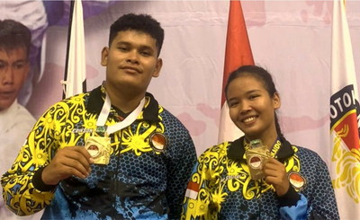 You are currently viewing Dua Mahasiswa Kampus The Best IIB Darmajaya Juara Kejurnas Karate di Depok