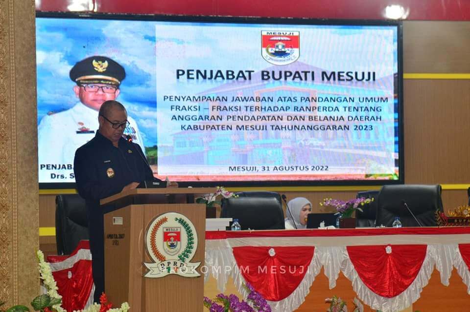 Read more about the article DPRD Mesuji Gelar Paripurna Jawaban Bupati Atas Pandangan Umum Fraksi Tentang APBD Mesuji TA 2023