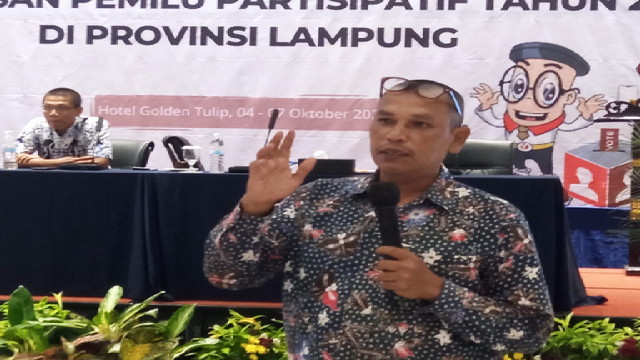 You are currently viewing Dewan Pakar JMSI Lampung Menjadi Narasumber Kegiatan Bawaslu