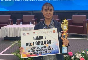 Read more about the article Mahasiswi Prodi Akuntansi Darmajaya Juara Kompetisi Stocklab Tingkat Perguruan Tinggi se-Lampung