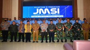 Read more about the article Kapenrem 043/Gatam Hadiri Pelantikan dan Pengukuhan JMSI Kab/Kota Se Provinsi Lampung