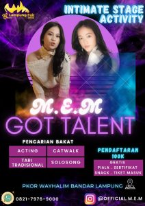Read more about the article Bakal Ada Lomba Lampung Fair 2022 M.E.M. Got Talent di 8 November