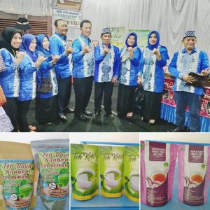 Read more about the article Anjungan Pesisir Barat Boyong Teh Ungu, Teh Sungkay, Teh Kelor di Lampung Fair