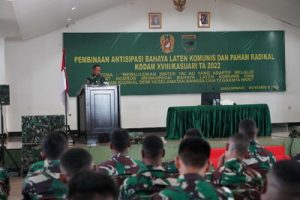 Read more about the article Prajurit Kodam Kasuari Dapat Pencerahan Waspadai Balatkom dan Paham Radikal