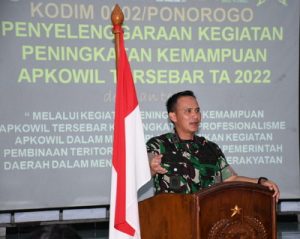 Read more about the article Dandim 0802/Ponorogo Buka Acara Katpuan Apkowil Tersebar Tahun 2022
