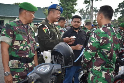 Read more about the article Cegah Laka Lalin, Ratusan Motor Anggota Korem 081/DSJ Diperiksa