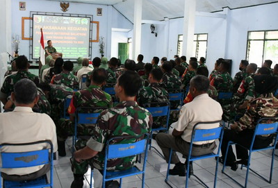 You are currently viewing Kodim 0802/Ponorogo Gelar Pembinaan Antisipasi Balatkom dan Paham Radikalisme TA 2022