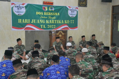 You are currently viewing Peringati Hari Juang TNI Angkatan Darat, Kodim 0803/Madiun Gelar Doa Bersama