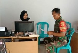 Read more about the article Sertu Martono Laksanakan Puldata Ter di Kantor Desa