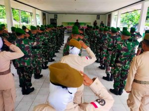 Read more about the article Tanamkan Kedisiplinan Para Prajurit, Kodim 0801/Pacitan Gelar Latihan PBB