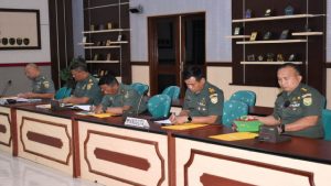 Read more about the article Kasrem 043/Gatam Pimpin Sidang Pangkar Pemberhentian dan Pengangkatan Jabatan Perwira