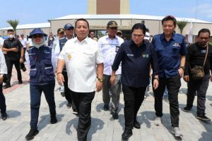 Read more about the article Gubernur Arinal Dampingi Menteri BUMN Tinjau Wahana Wisata Krakatau Park