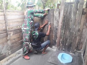 Read more about the article KBM TNI Utamakan Pembangunan Jamban Untuk Warga
