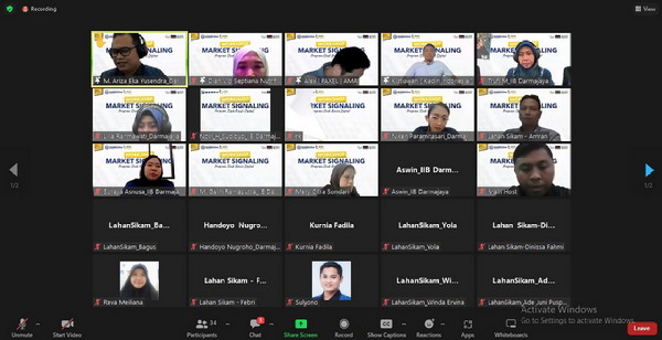 You are currently viewing Prodi Bisnis Digital IIB Darmajaya Gelar “Workshop Market Signaling”