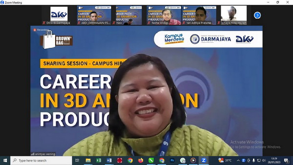 You are currently viewing Sharing Session “Career In 3D Animation Production”, Prodi DKV IIB Darmajaya Hadirkan Brown Bags Film Bali