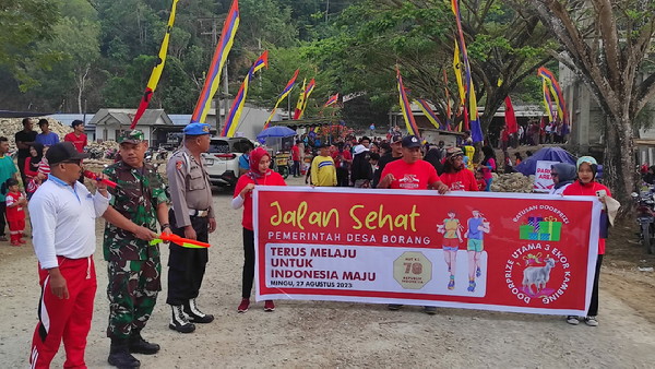 Read more about the article Danramil 0801/03 Arjosari Berangkatkan Jalan Sehat Peringatan HUT Kemerdekaan RI Ke-78