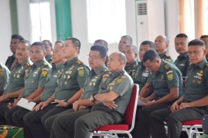 Read more about the article Prajurit, PNS dan Anggota Persit  Korem 043/Gatam Ikuti Penyuluhan Binrohis dan Bintalidjuang