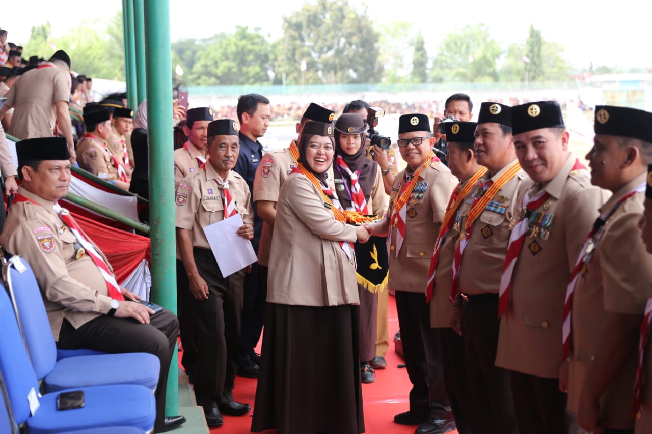 Read more about the article Kwarda Pramuka Lampung Gelar Apel Besar Hari Pramuka ke- 62 Tingkat Provinsi di Stadion Sukung