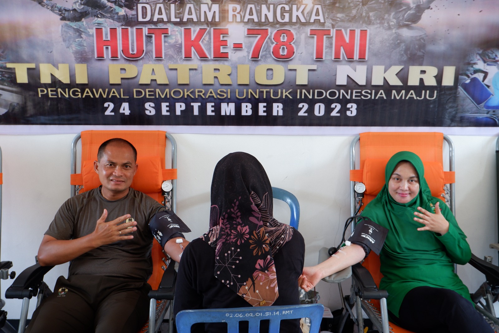 You are currently viewing HUT TNI Ke-78 TA. 2023, Kodim 0801/Pacitan Gelar Bhaksos Kesehatan