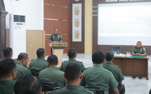 You are currently viewing Bekali Kemampuan Binter Anggota, Kodim Madiun Gelar Katpuan Apkowil Tersebar