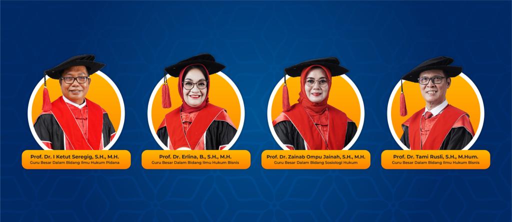 You are currently viewing 4 Guru Besar UBL Dikukuhkan Sekaligus