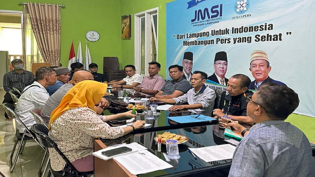 You are currently viewing JMSI Lampung Targetkan Seluruh Anggota Terverifikasi Dewan Pers