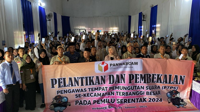 Read more about the article PTPS Se-Kecamatan Terbanggi Besar Dilantik