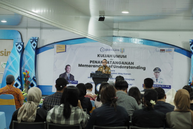 You are currently viewing Raden Adipati Surya Komitmen Tingkatkan Kualitas SDM bersama Darmajaya