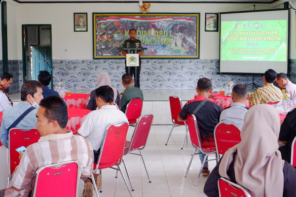 Read more about the article Bangun Sinergitas, Kodim 0801/Pacitan Gelar Tatap Muka Bersama Insan Media