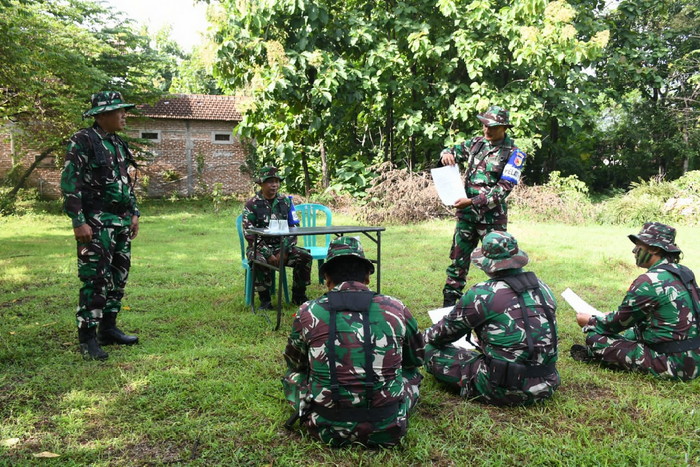 Read more about the article Prajurit Harus Profesional, Kodim 0802/Ponorogo Gelar Uji Terampil Perorangan Jabatan Ter dan Intel