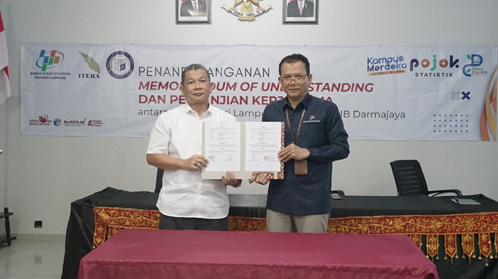 Read more about the article Jalin MoU dan PKS dengan BPS Provinsi Lampung, IIB Darmajaya akan Ada Pojok Statistik