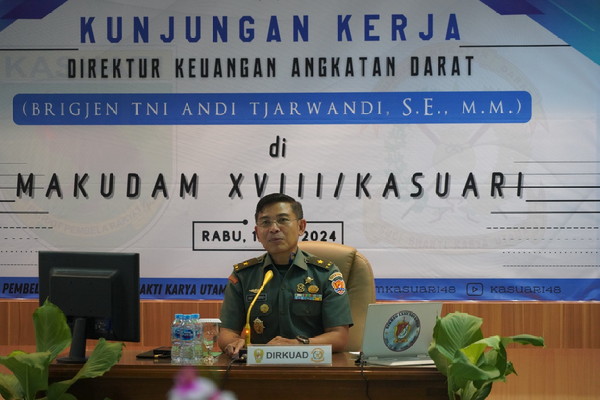 You are currently viewing Kunker Dirkuad Ke Kudam XVIII/Kasuari : Tampung Aspirasi Atas Permasalahan Yang Mungkin Timbul