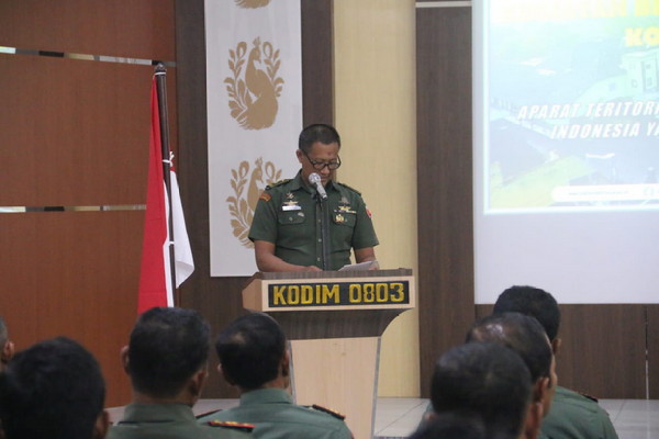 Read more about the article Kodim Madiun Gelar Pembinaan Kesiapan Aparat Kewilayahan dan Kemampuan Tertorial TA 2024