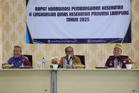 You are currently viewing Pj Gubernur Lampung Hadiri Rakor Pembangunan Kesehatan