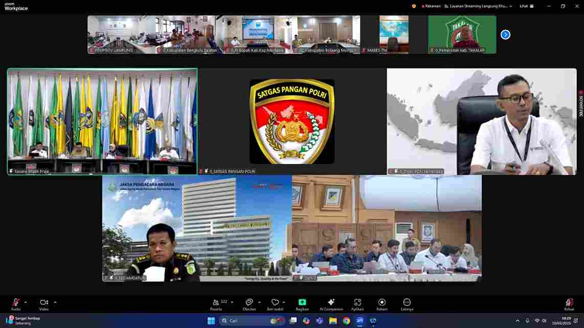 You are currently viewing Zainal Abidin Wakili Pemprov Lampung Ikuti Rakor Pengendalian Inflasi Daerah