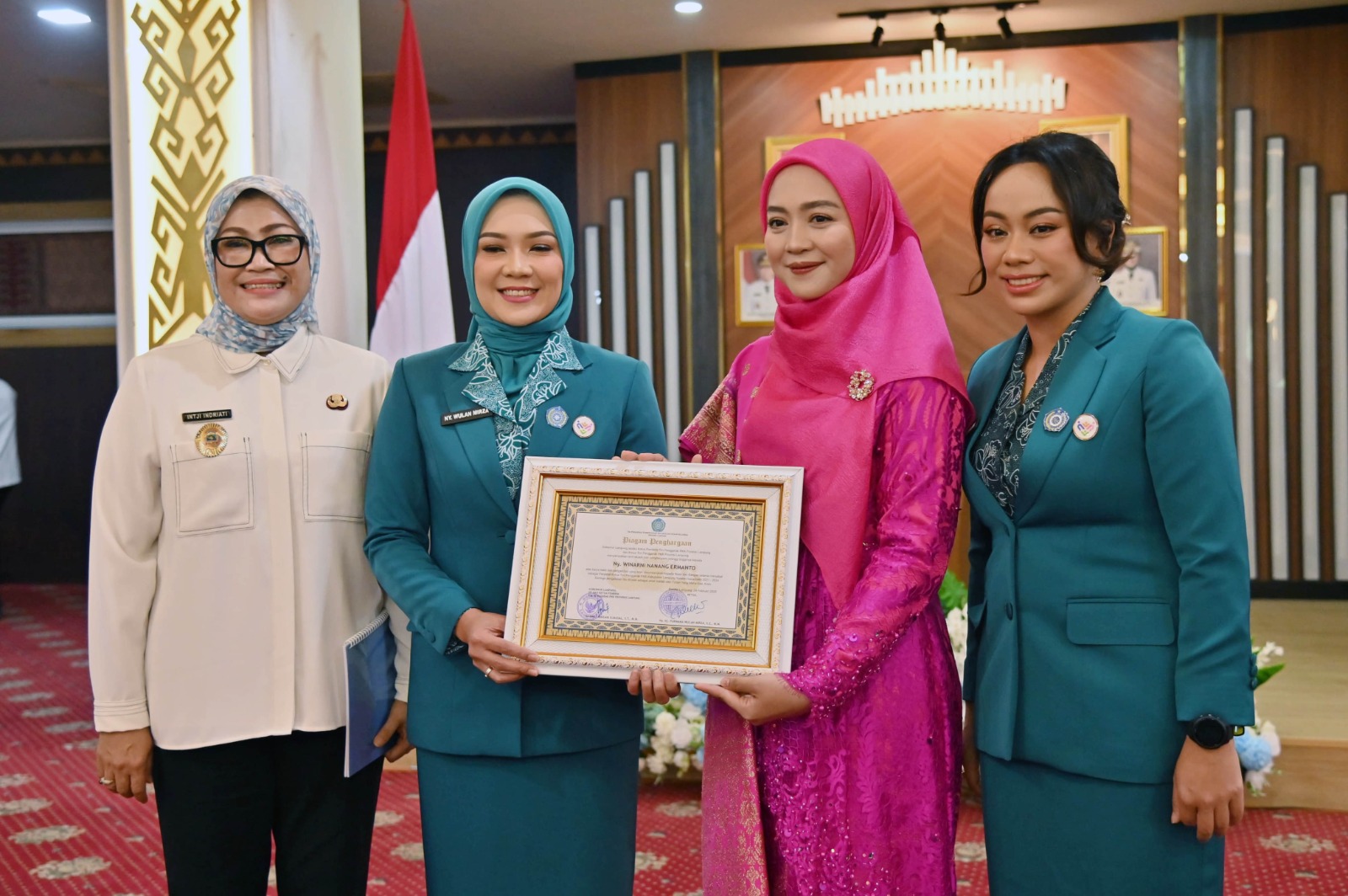 You are currently viewing Ketua TP PKK Provinsi Lampung Lantik Zita Anjani Sebagai Ketua TP PKK Lampung Selatan