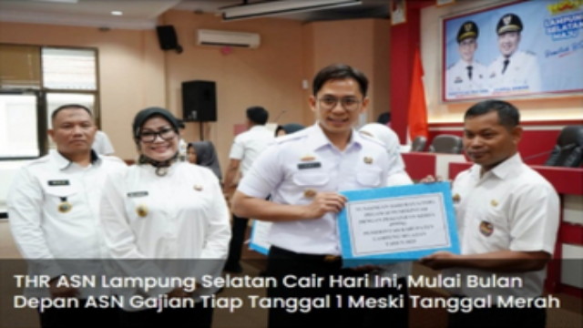 Read more about the article Hari Ini , Pemkab Lamsel Cairkan THR