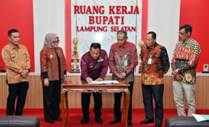 Read more about the article Pemkab Lampung Selatan Teken Rencana Kerja dengan BPJS Ketenagakerjaan