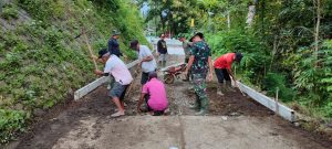 Read more about the article Pengerjaan Rabat Jalan Beton TMMD ke-123 Tulungagung Rampung