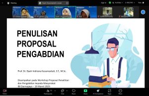 Read more about the article Workshop Peningkatan Kualitas Proposal Riset dan Pengabdian