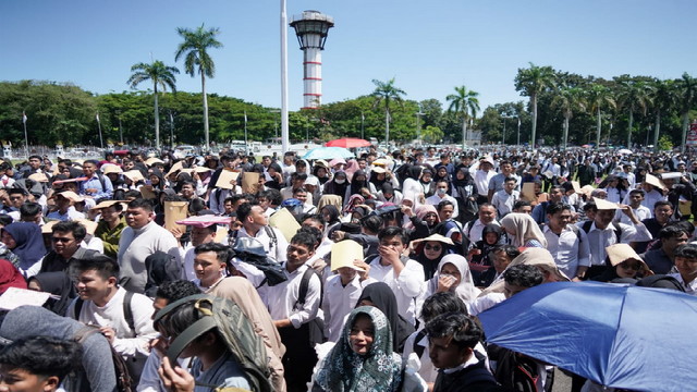 You are currently viewing Paruh Baya Ikut Daftar di Job Fair Loker Merah Putih Pemprov Bengkulu