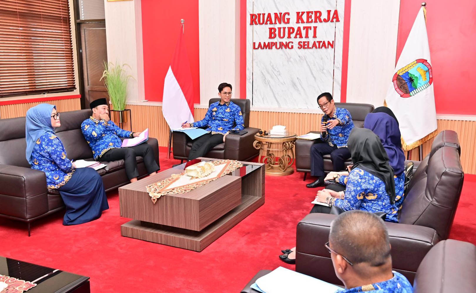 You are currently viewing Bupati Lampung Selatan Terima Audiensi BAPENDA Provinsi Lampung, UPTD Pengelolaan Pendapatan Daerah Wilayah II Kalianda