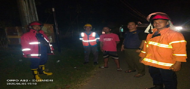 You are currently viewing Tim Damkar dan PLN Muba Berhasil Padamkan Kebakaran Gardu Listrik di Sekayu