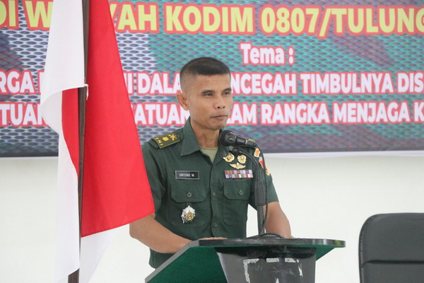 Read more about the article Pererat Soliditas, Kodim Tulungagung Gelar Komsos dengan Keluarga Besar TNI TA. 2025