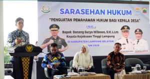 Read more about the article Pemkab Lampung Selatan Gelar Sarasehan Hukum Bersama Kejati Lampung