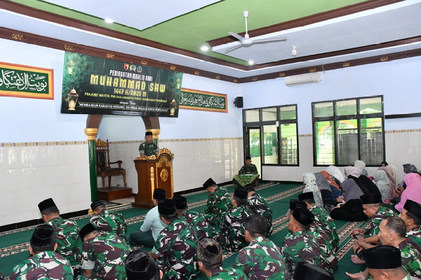 You are currently viewing Kodim Ponorogo Peringati Maulid Nabi Muhammad SAW Tahun 1447 H / 2025 M