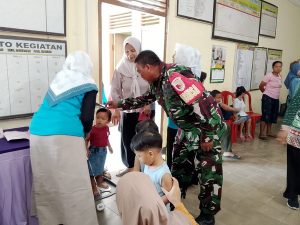 Read more about the article Babinsa Hadiri Posyandu, Sehat Jadi Harapan Bersama