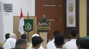 Read more about the article Kodim 0803/Madiun Gelar Penyuluhan Bintal, Tekankan Waspada Bahaya Narkoba, HIV/AIDS, Pornografi, dan LGBT