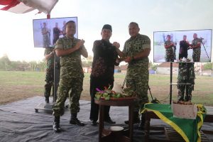 Read more about the article Dandim Madiun Hadiri Vicon Peletakan Batu Pertama Pembangunan Koperasi Merah Putih