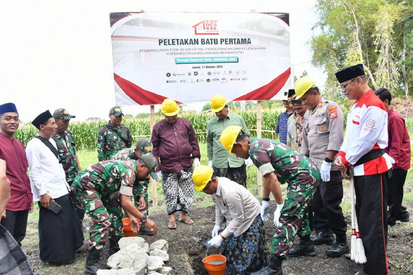 You are currently viewing Ikuti Vidcon Ground Breaking 800 Kopdes Merah Putih, Kodim Ponorogo Siap Sukseskan Program Pemerintah